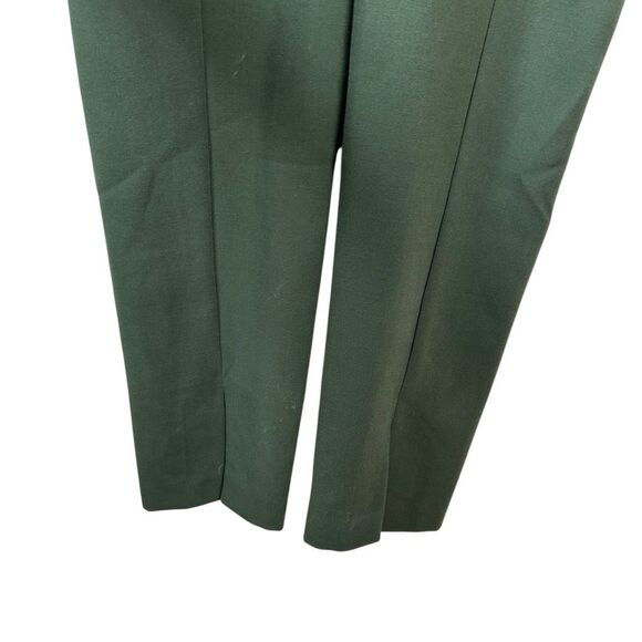 BLACK HALO Gypsy Rose Rainforest Green Jumpsuit Size 4 Tapered Leg Short Sleeve - Picture 7 of 12